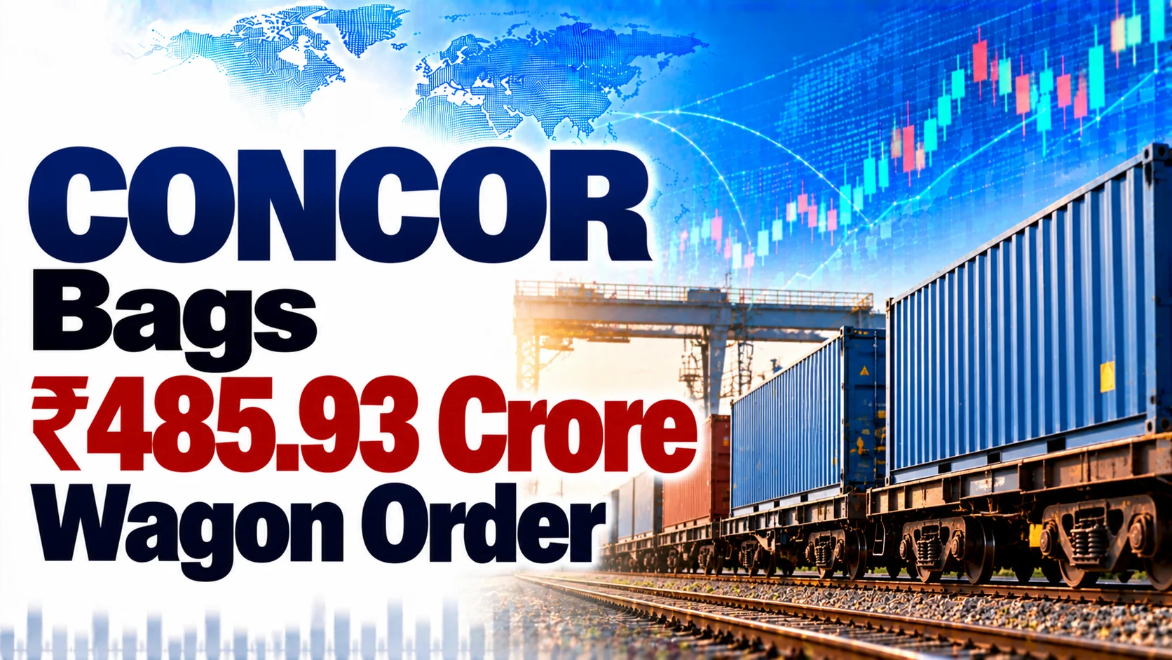 CONCOR Bags ₹485.93 Crore Wagon Order; Shares Rise 0.86%