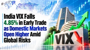 India VIX Falls 4.85% in Early Trade as Domestic Markets Open Higher Amid Global Risks