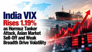 India VIX Rises 1.19% as Hormuz Tanker Attack, Asian Market Sell-Off and Weak Breadth Drive Volatility