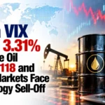 India VIX Rises 3.31% as Crude Oil Nears $118 and Global Markets Face Technology Sell-Off