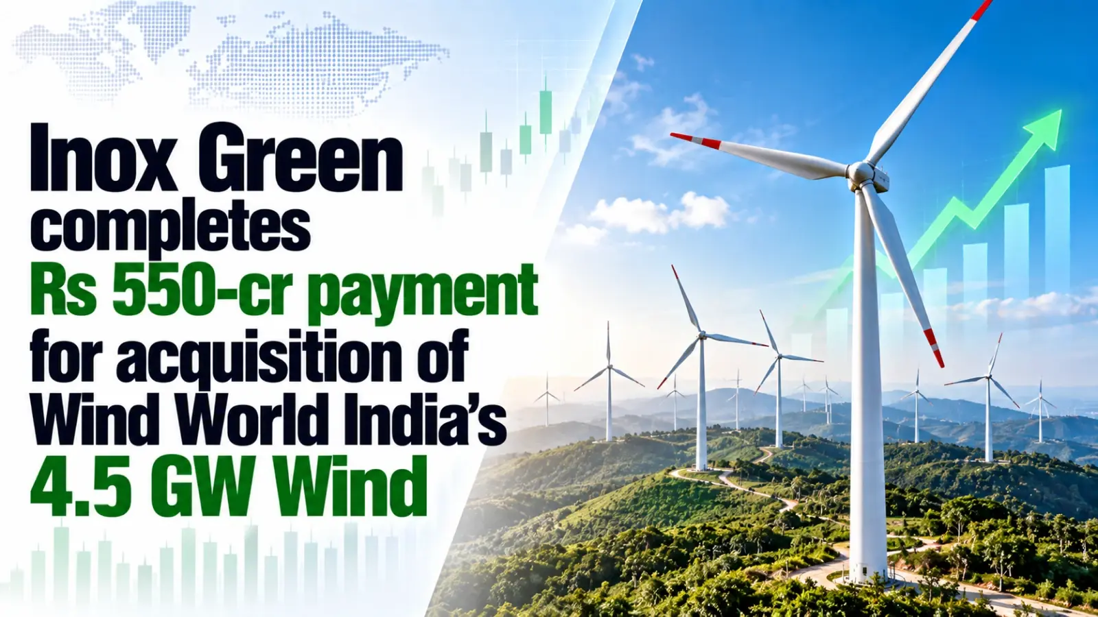 Inox Green Completes Rs 550-Cr Payment for Acquisition of Wind World India’s 4.5 GW Wind O&M Biz