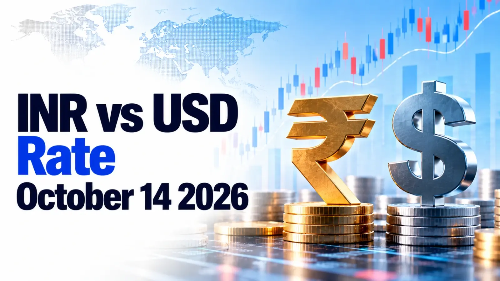 INR vs USD Rate, October 14, 2026: Rupee Rises 44 Paise to 94.92 Against US Dollar in Early Trade