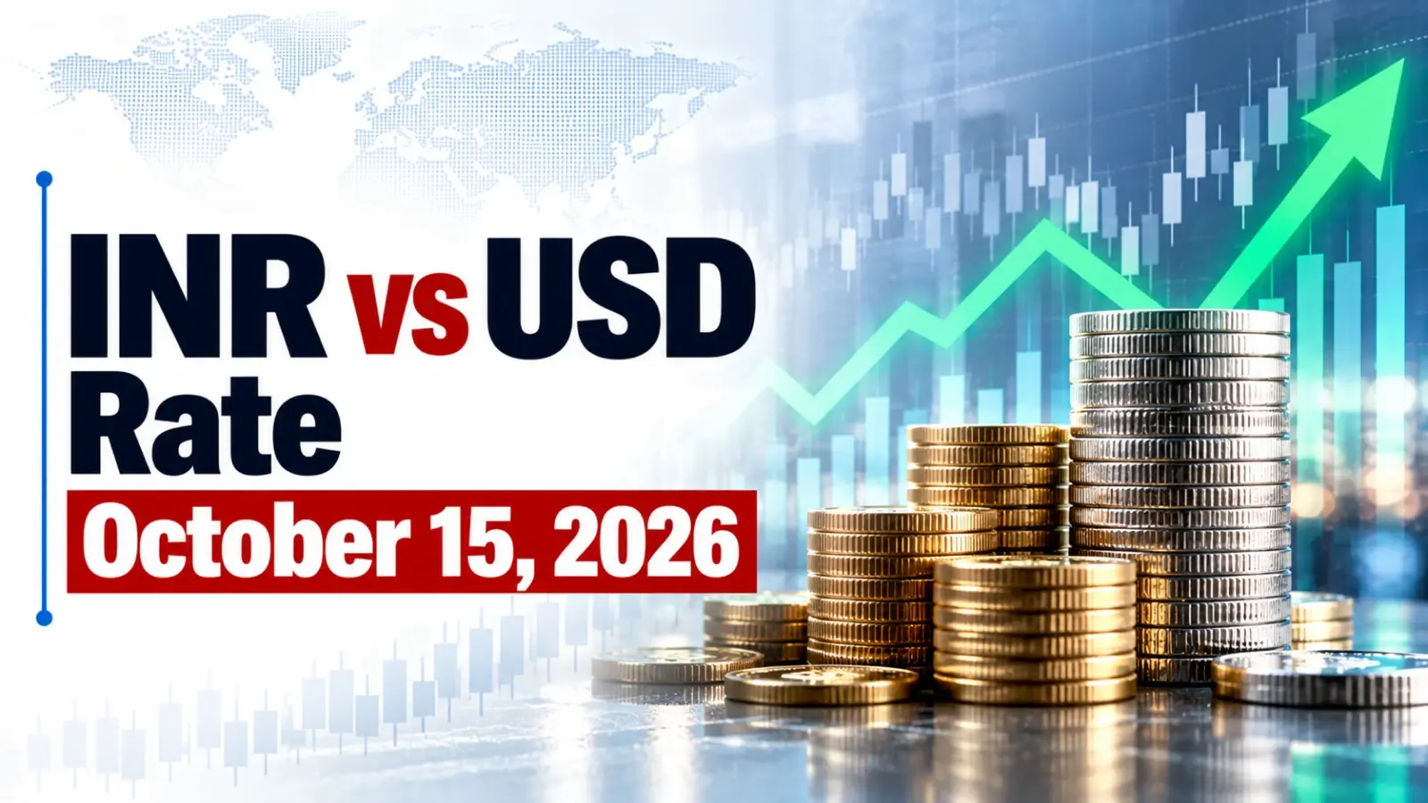 INR vs USD Rate, October 15, 2026: Rupee Logs 5th Straight Session of Gain; Closes 12 Paise Higher at 95.05 Against US Dollar