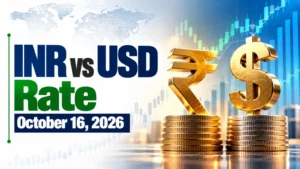 INR vs USD Rate, October 16, 2026: Rupee Rises 7 Paise To Close at 94.92 Against US Dollar on RBI Intervention