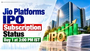 Jio Platforms IPO Subscription Status Day 1 at 3:00 PM IST