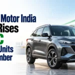 JSW MG Motor India Sales Rises 19% to 8,018 Units in September
