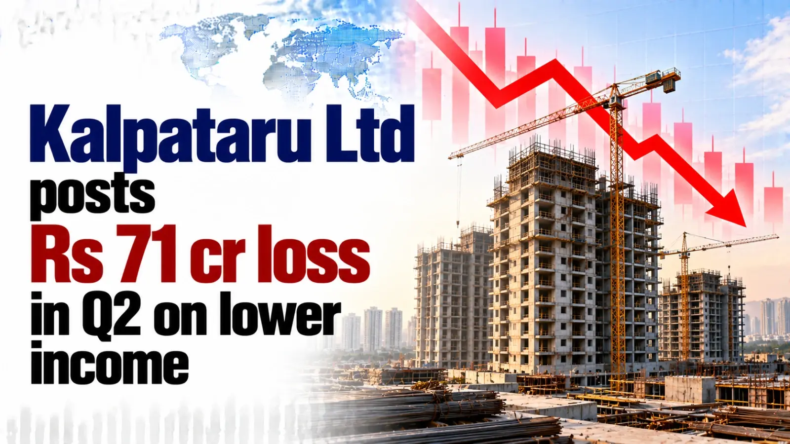 Kalpataru Ltd Posts Rs 71 Cr Loss in Q2 on Lower Income