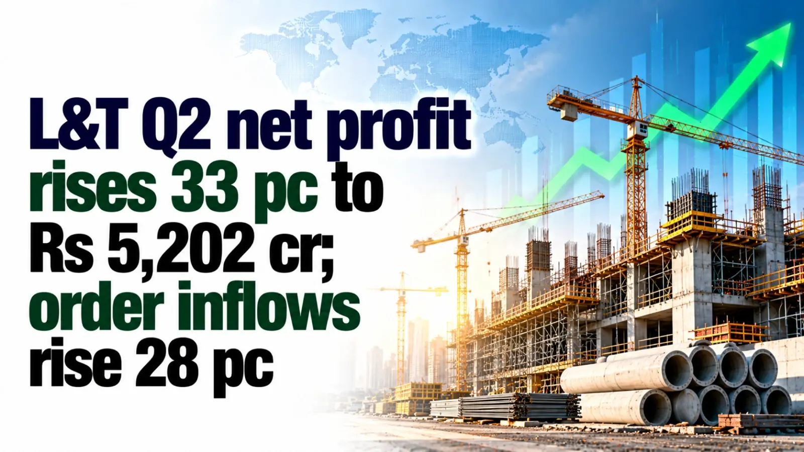 L&T Q2 Net Profit Rises 33% to Rs 5,202 Cr; Order Inflows Rise 28%