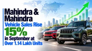 Mahindra & Mahindra Vehicle Sales Rise 15% in September at Over 1.14 Lakh Units