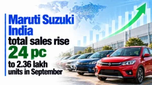 Maruti Suzuki India Total Sales Rise 24% to 2.36 Lakh Units in September