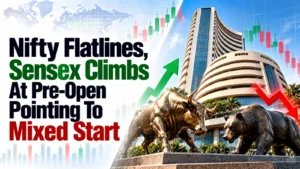 Nifty Flatlines, Sensex Climbs At Pre-Open Pointing To Mixed Start