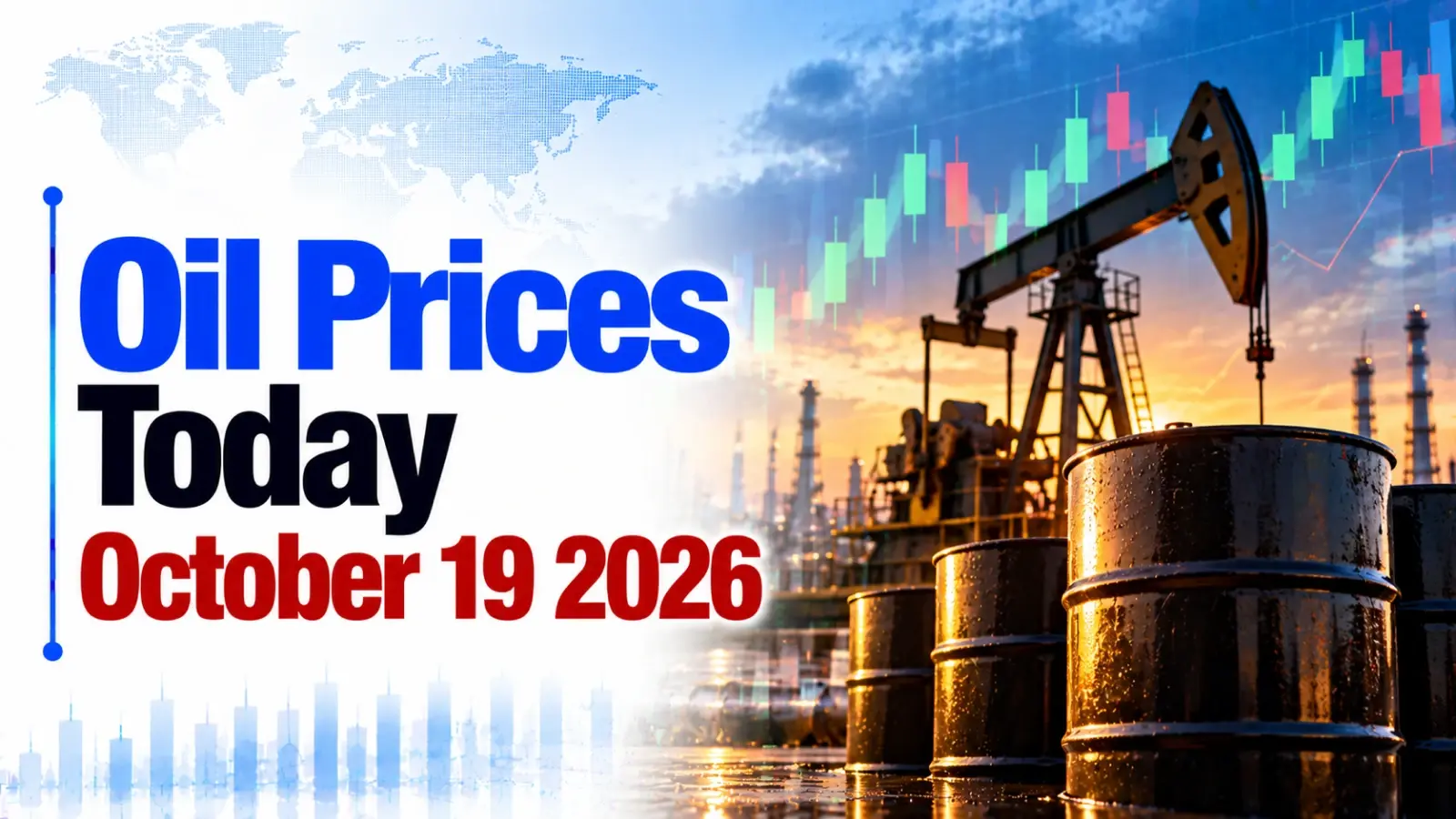 Oil Prices Today, October 19, 2026: Brent Falls 1.9% To $107.8, WTI Drops 1% To $100.4 As Trump Eases Russia Sanctions