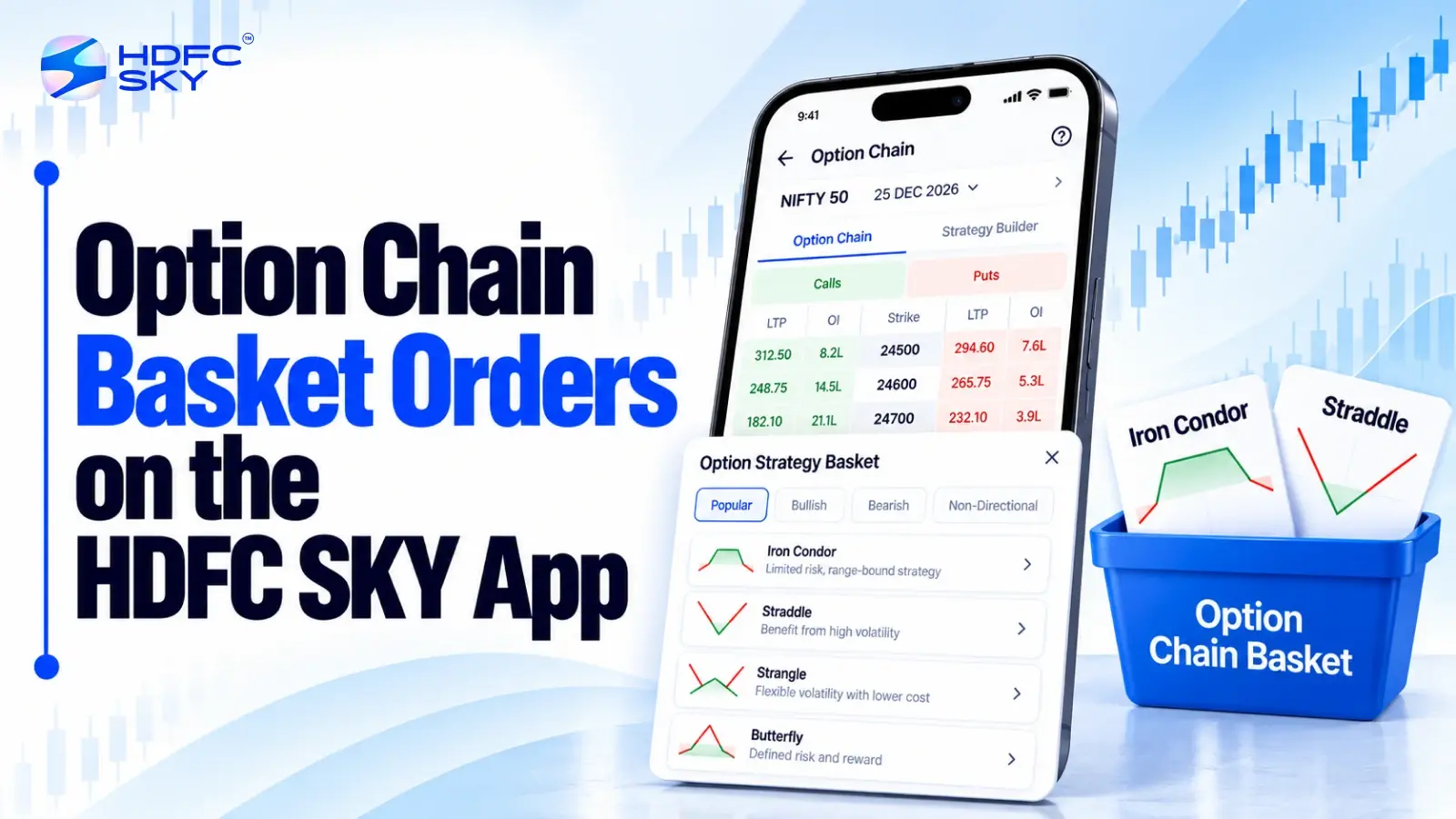 Option Chain Basket Orders on the HDFC Sky App: Build Multi-Leg Strategies in One Go