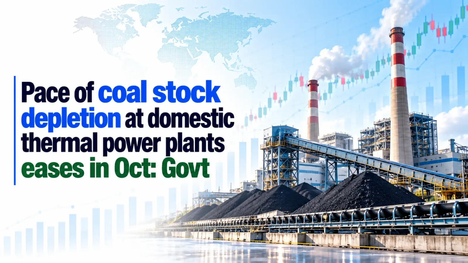Pace of Coal Stock Depletion at Domestic Thermal Power Plants Eases in Oct: Govt