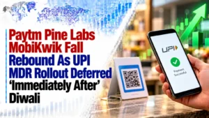 Paytm, Pine Labs, MobiKwik Fall, Rebound As UPI MDR Rollout Deferred ‘Immediately After’ Diwali