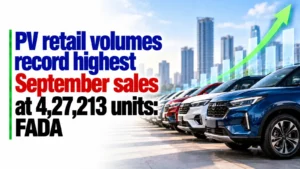 PV Retail Volumes Record Highest September Sales at 4,27,213 Units: FADA