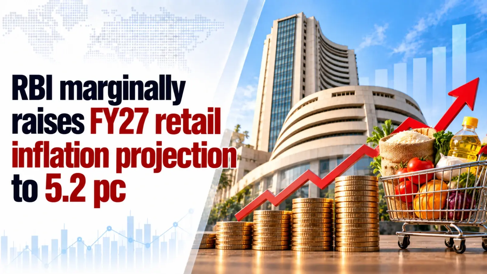 RBI Marginally Raises FY27 Retail Inflation Projection to 5.2%