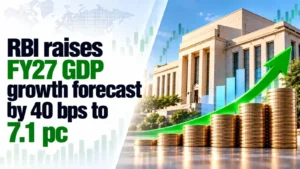 RBI Raises FY27 GDP Growth Forecast by 40 Bps to 7.1%