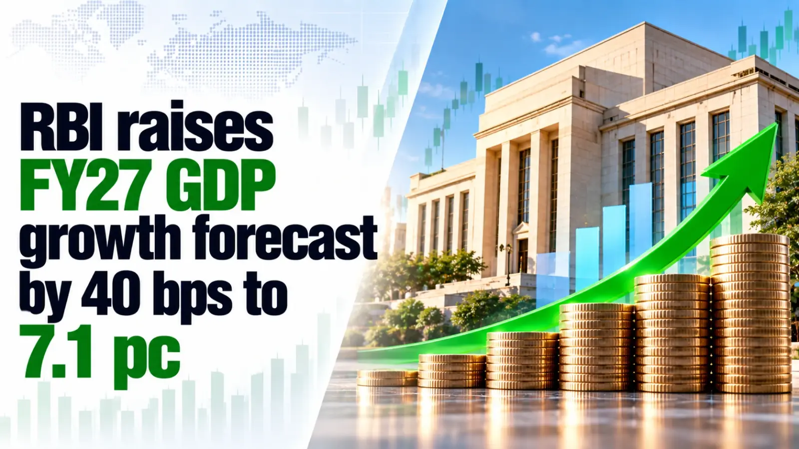 RBI Raises FY27 GDP Growth Forecast by 40 Bps to 7.1%