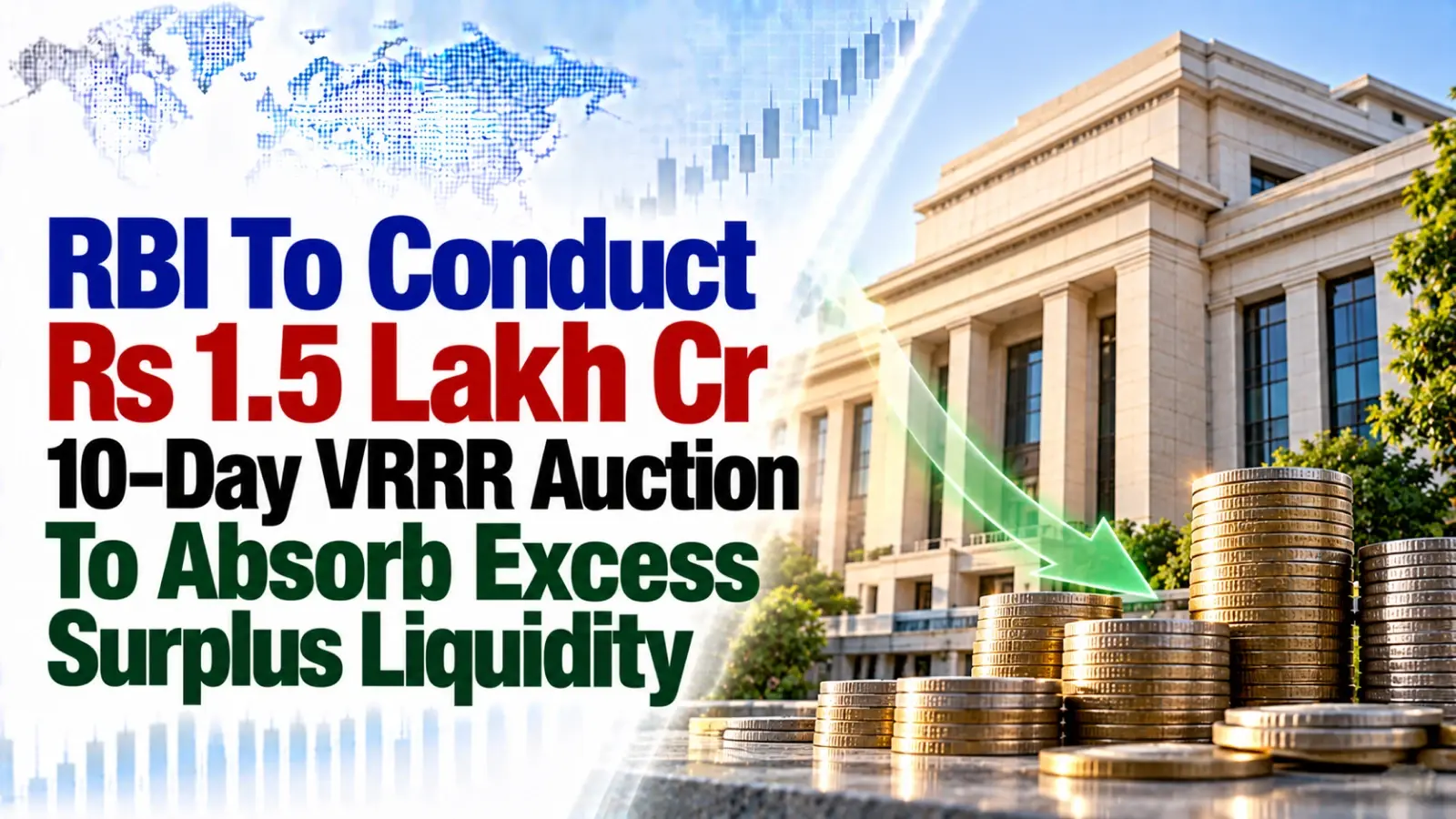 RBI To Conduct Rs 1.5 Lakh Cr 10-Day VRRR Auction To Absorb Excess Surplus Liquidity