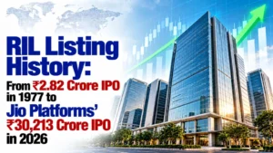 RIL Listing History: From ₹2.82 Crore IPO in 1977 to Jio Platforms’ ₹30,213 Crore IPO in 2026