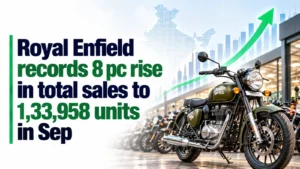 Royal Enfield Records 8% Rise in Total Sales to 1,33,958 Units in September