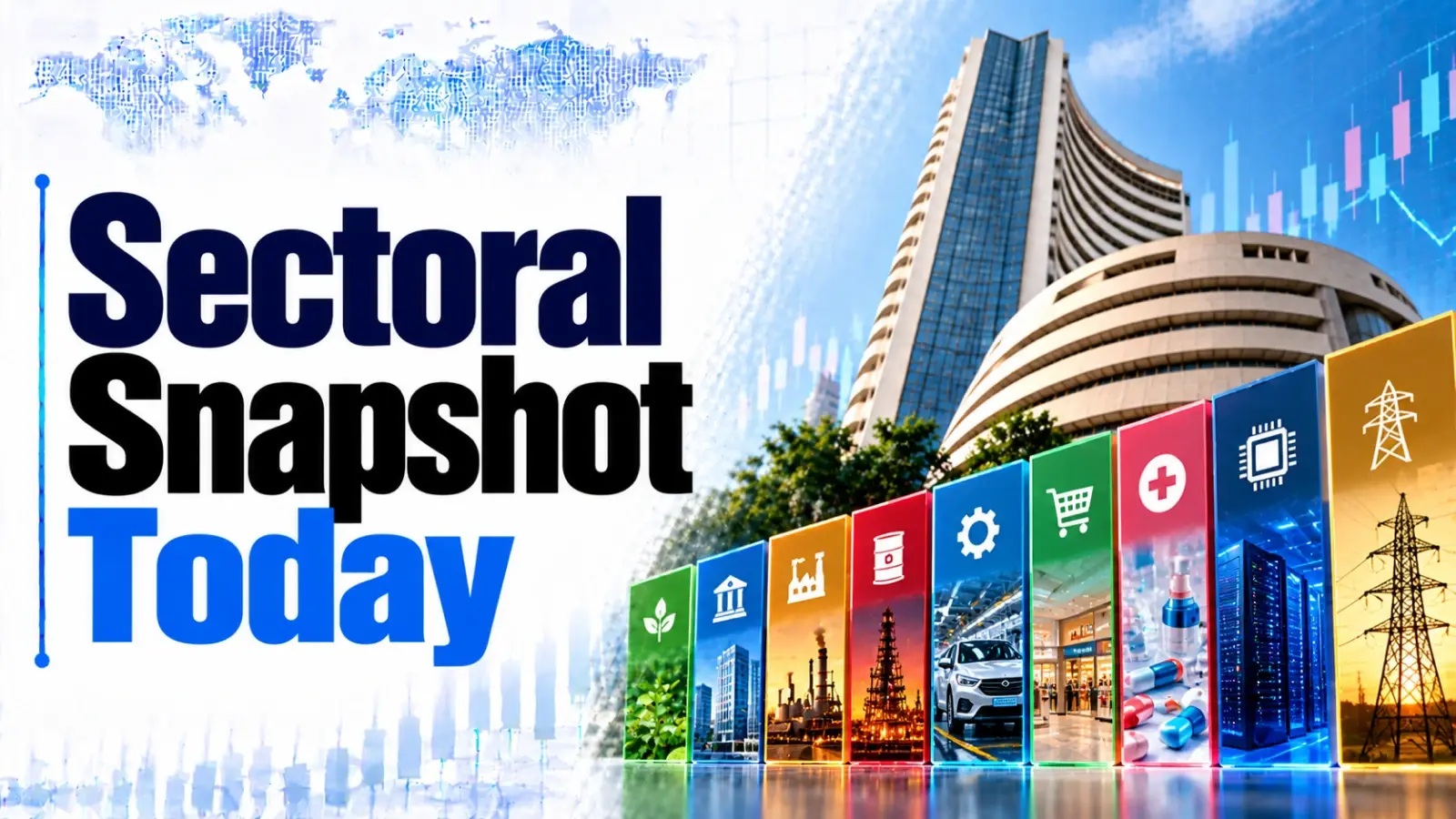 Sectoral Snapshot Today: IT, Financials Lead Rally; AI-Linked Stocks, Midcaps Under Pressure