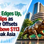 Sensex Edges Up, Nifty Slips as IT Rally Offsets Brent Above $113 and Weak Asia