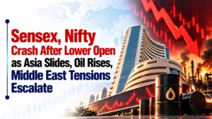 Sensex, Nifty Crash After Lower Open as Asia Slides, Oil Rises, Middle East Tensions Escalate