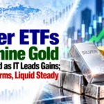 Silver ETFs Outshine Gold in Rebound as IT Leads Gains; Defence Firms, Liquid Steady on Friday