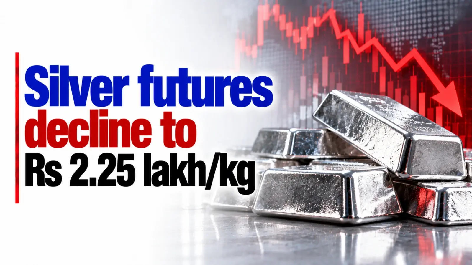 Silver Futures Decline to Rs 2.25 Lakh/Kg