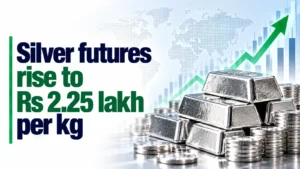 Silver Futures Rise to Rs 2.25 Lakh per Kg