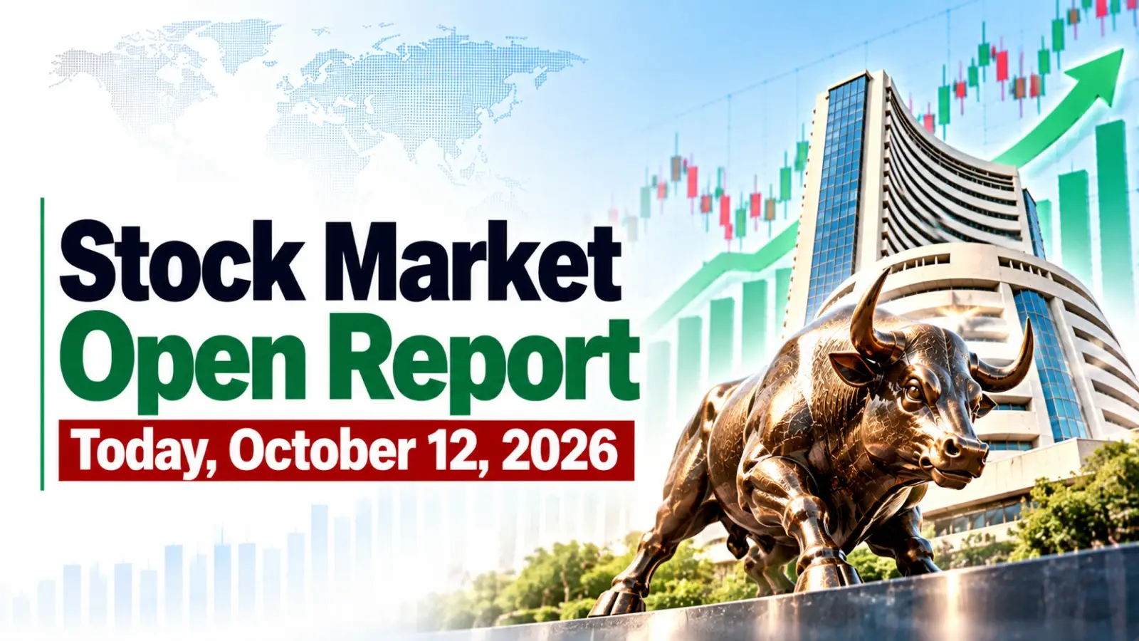 Stock Market Open Report Today, October 12, 2026: Sensex, Nifty Flat as RBI Rupee Curbs Kick In, Oil Cools on Energy Ceasefire