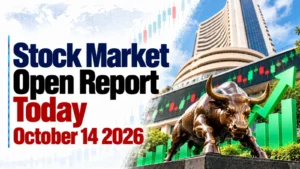 Stock Market Open Report Today, October 14, 2026: Sensex, Nifty Open Flat as Asian Tech Rally Meets Wall Street Chip Slump