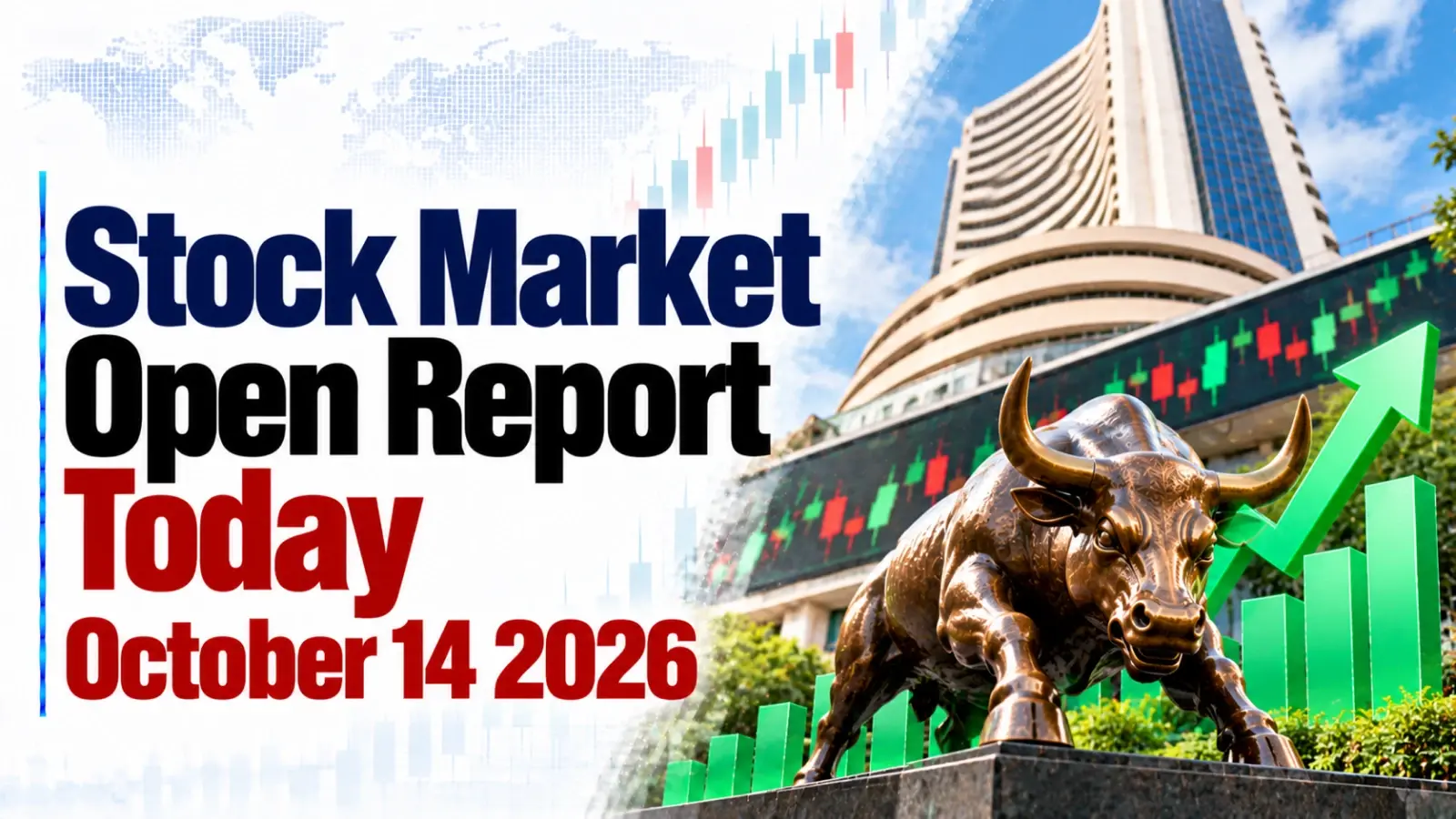 Stock Market Open Report Today, October 14, 2026: Sensex, Nifty Open Flat as Asian Tech Rally Meets Wall Street Chip Slump