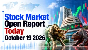 Stock Market Open Report Today, October 19, 2026: Sensex, Nifty Trade Flat as Private Banks Decline After Earnings