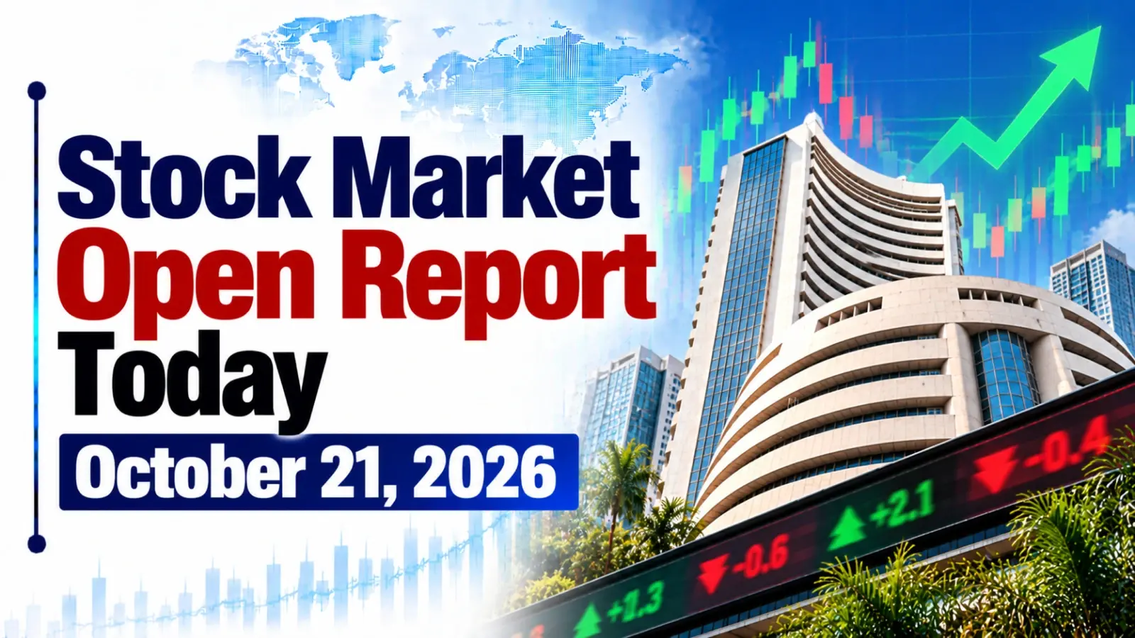 Stock Market Open Report Today, October 21, 2026: Sensex, Nifty Soar as Reliance Gains On Jio Platforms IPO, IT Rallies