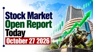 Stock Market Open Report Today, October 27, 2026: Markets Slip As Oil, IT Drag