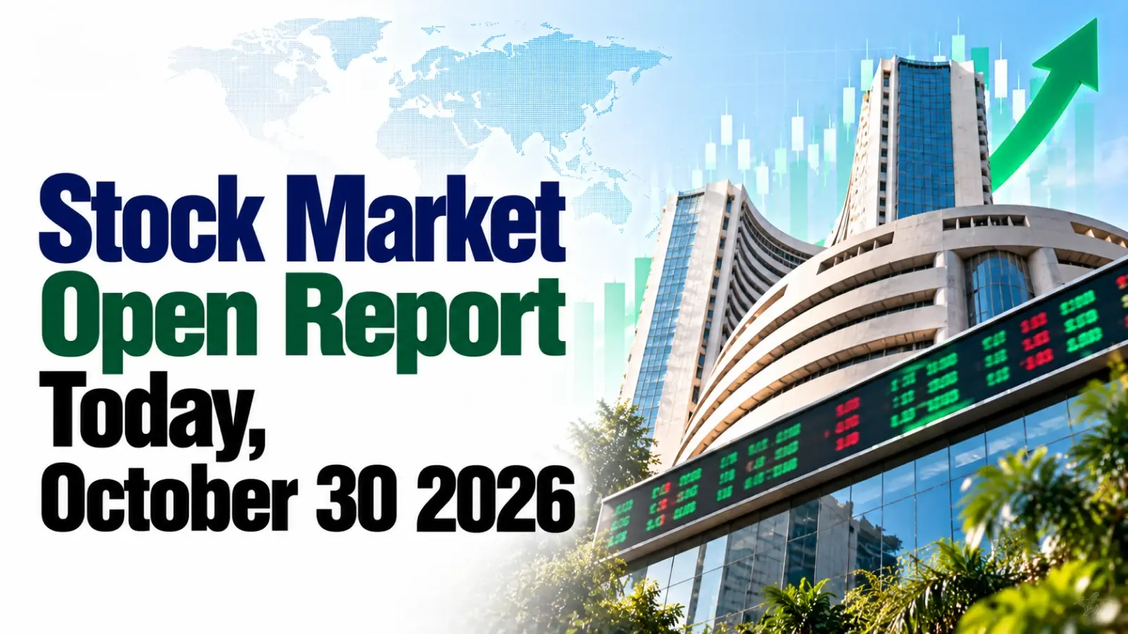 Stock Market Open Report Today, October 30, 2026: Sensex, Nifty Tick Higher On IT, Earnings As Oil Limits Gains