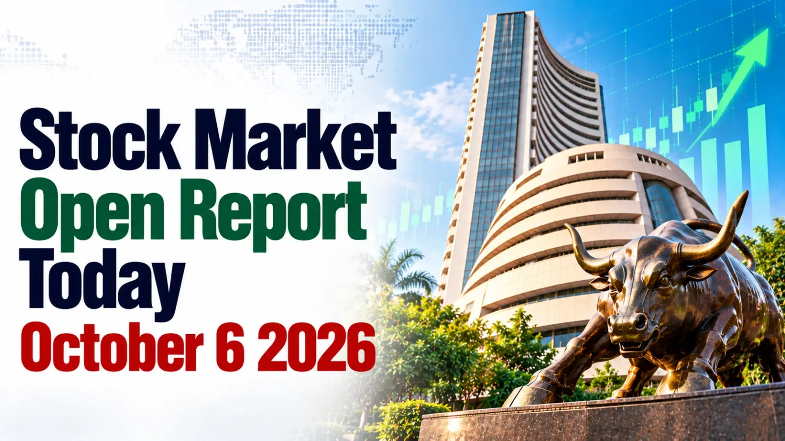 Stock Market Open Report Today, October 6, 2026: Sensex, Nifty Edge Higher as Investors Await RBI Rate Decision