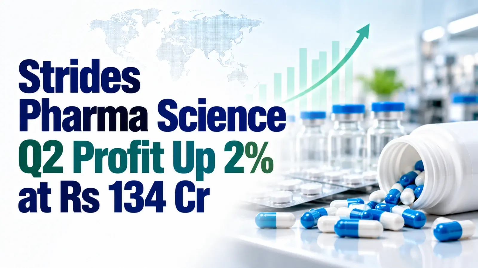 Strides Pharma Science Q2 Profit Up 2% at Rs 134 Cr
