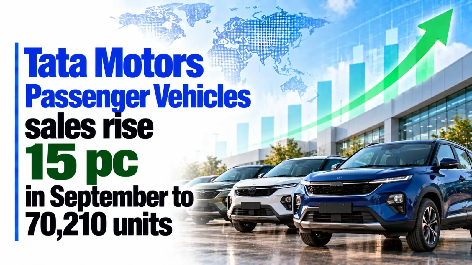 Tata Motors Passenger Vehicles Sales Rise 15% in September to 70,210 Units
