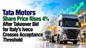 Tata Motors Share Price Rises 4% After Takeover Bid for Italy’s Iveco Crosses Acceptance Threshold