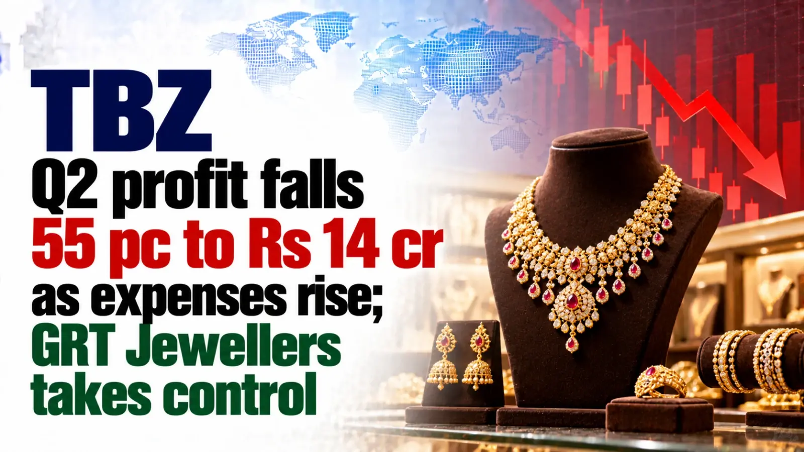 TBZ Q2 Profit Falls 55% to Rs 14 Cr As Expenses Rise; GRT Jewellers Takes Control