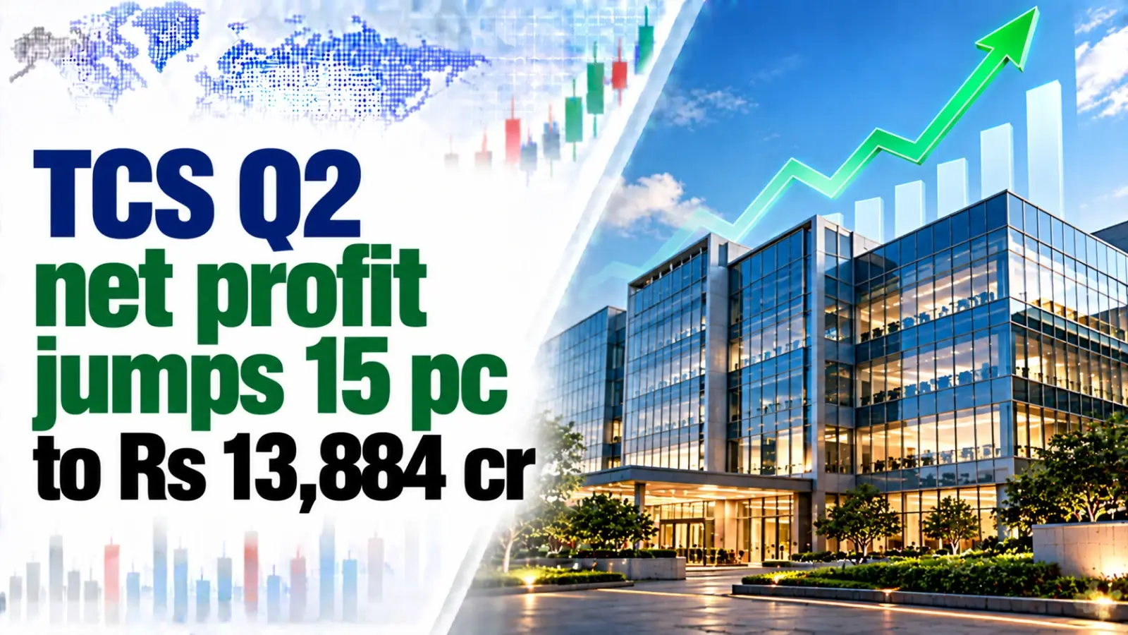TCS Q2 Net Profit Jumps 15 PC to Rs 13,884 Cr