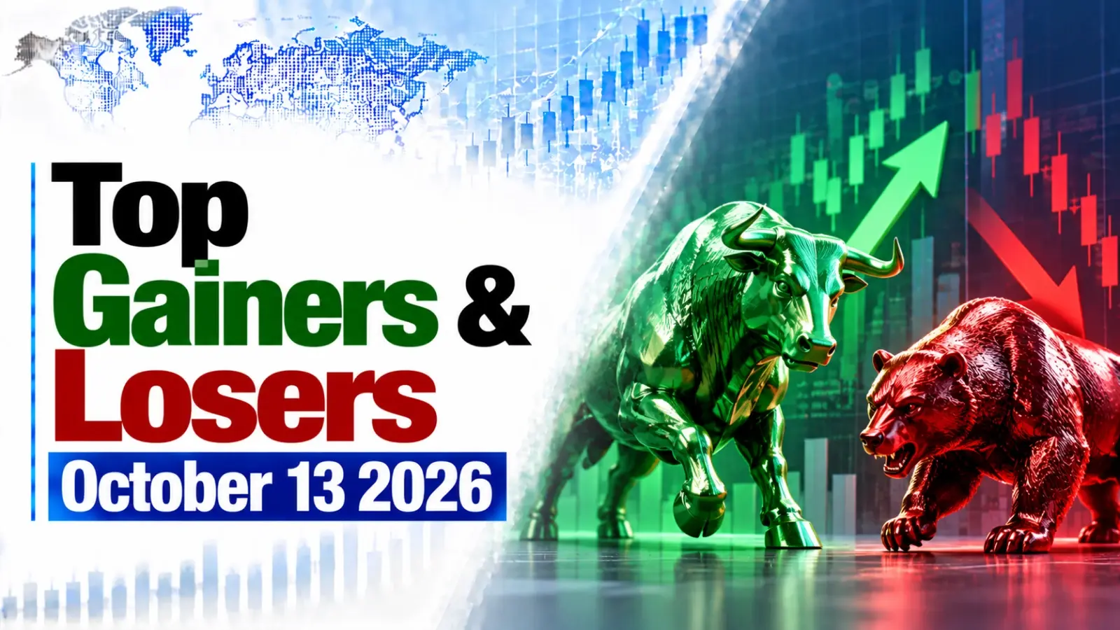 Top Gainers & Losers October 13 2026