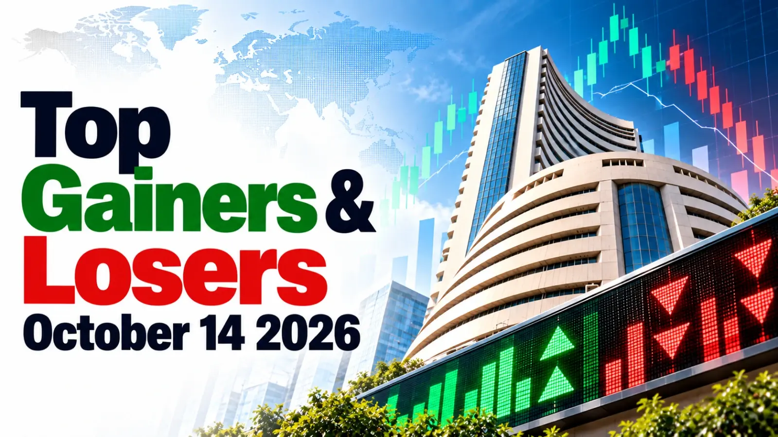 Top Gainers & Losers October 14 2026