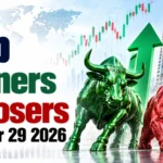 Top Gainers and Top Losers Today, 29 October 2026 at 3:30 PM IST: Adani Ports Leads Gainers as Trent Tops Declines