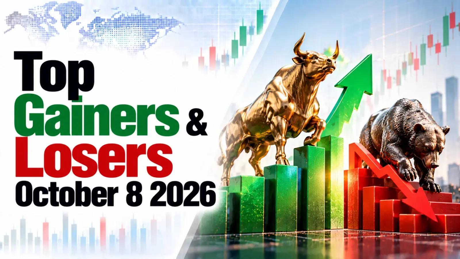 Top Gainers & Losers October 8 2026