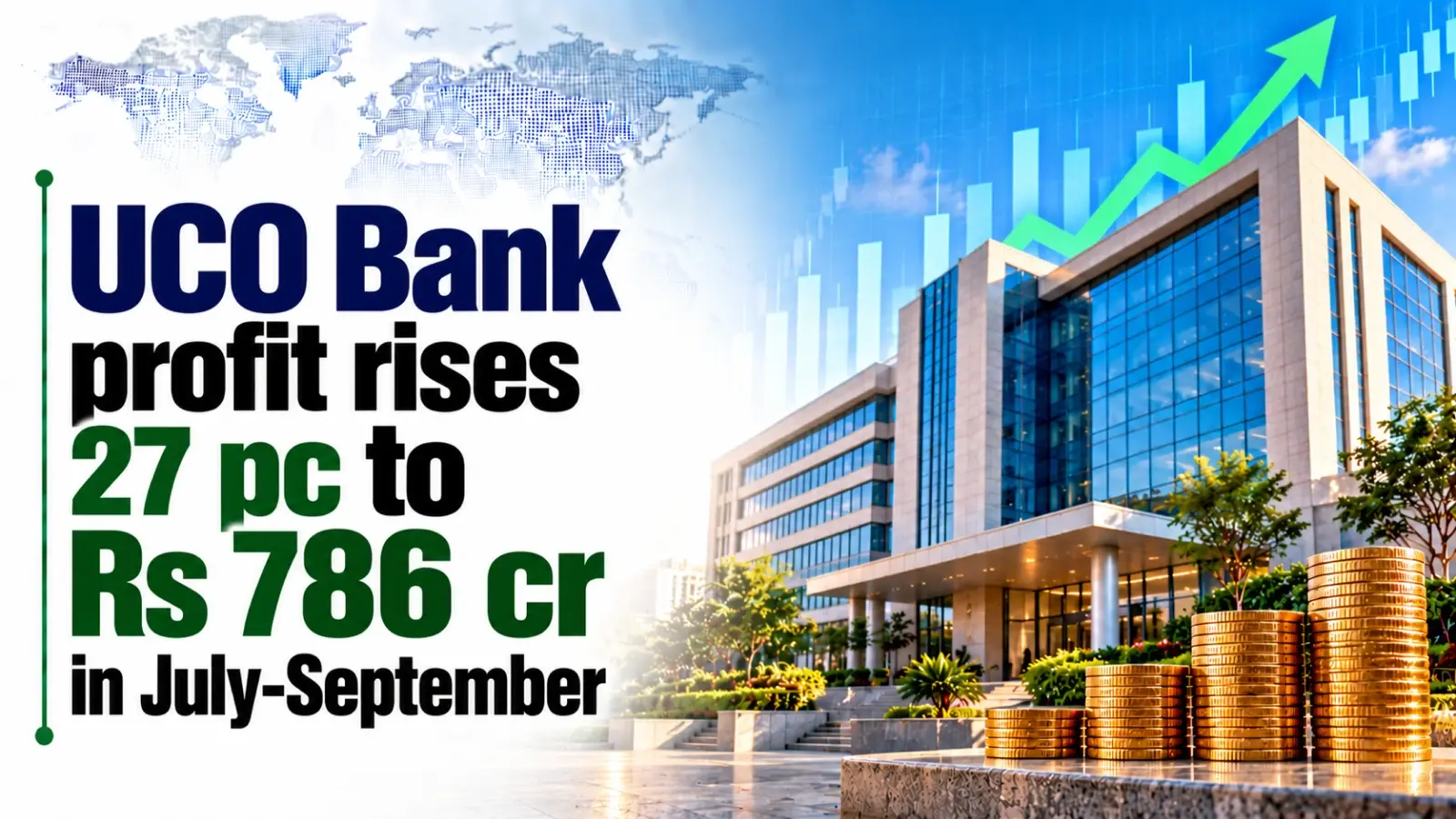 UCO Bank Profit Rises 27% to Rs 786 Cr in July-September